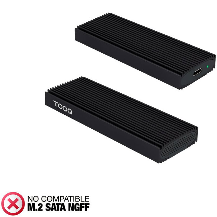 Tooq TQE-2230B Caja Externa para SSD M.2 NVMe USB 3.1 Gen 2 Negro Tooq TQE-2230B Caja Externa para SSD M.2 NVMe USB 3.1 Gen 2 Negro